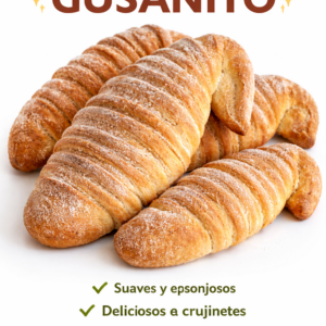 PAN DULCE GUSANITO (5 PIEZAS)