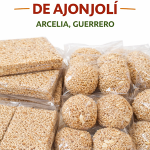 DULCE DE AJONJOLI (PANOCHITAS)  8 PIEZAS
